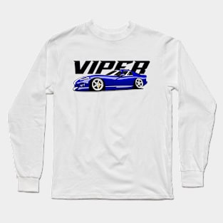 Blue Stanced Viper Long Sleeve T-Shirt